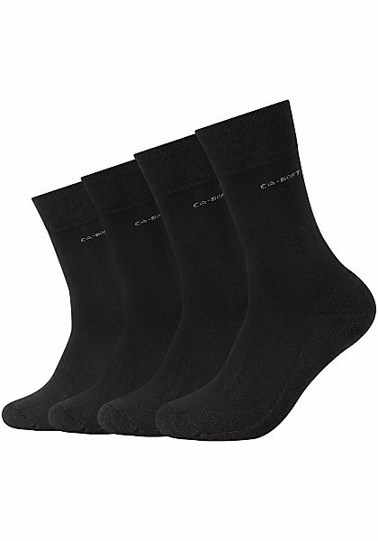 Camano Langsocken "ca-soft" 4 Paar tlg. mit dezentem Logodruck günstig online kaufen