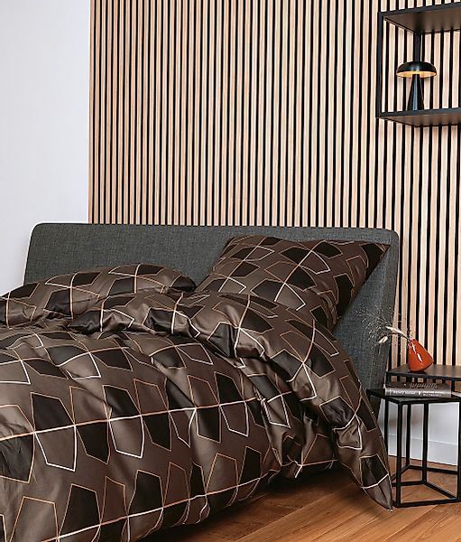 Janine Janine Mako-Satin Bettwäsche J. D. 87098 platin-anthrazit Größe:  13 günstig online kaufen