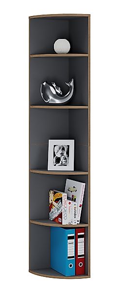 VCM Bücherregal "Elegantes Holzregal Eckregal Regal Salia 5fach" 1 Stk. tlg günstig online kaufen