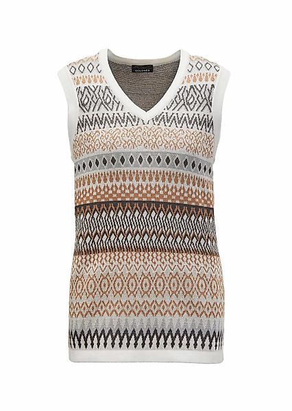 GOLDNER Pullunder "Wunderschöner Pullunder mit Jacquardmuster" Norwegermust günstig online kaufen