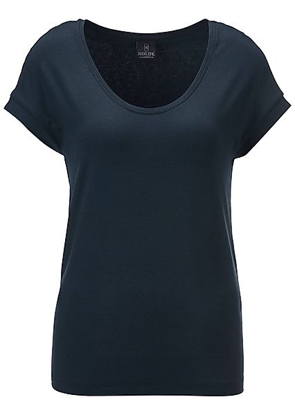 MADELEINE Kurzarmshirt "Jerseybluse Elegantes Viskose-Oberteil" Viskose Jer günstig online kaufen