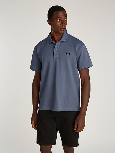 Calvin Klein Jeans Poloshirt "WOVEN LABEL POLO" Logodruck günstig online kaufen