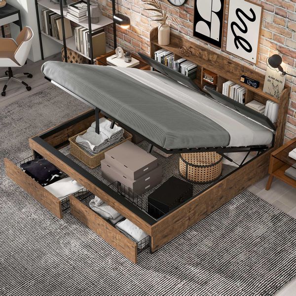 STILVORA Metallbett 180x200 Metallbett Holzbett mit günstig online kaufen