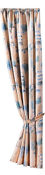 Weckbrodt Vorhang "Matteo" Kräuselband 1 Stk. tlg. Satin, bedruckt, leichte günstig online kaufen