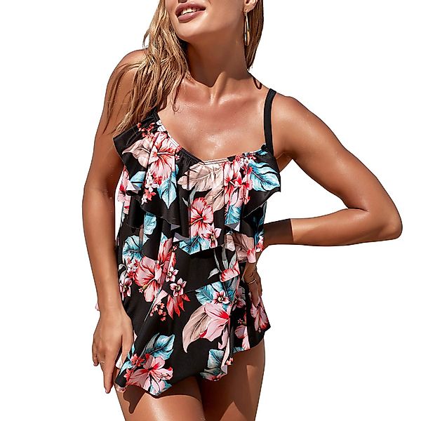 COFI 1453 Badeanzug Tropischer Tankini für günstig online kaufen