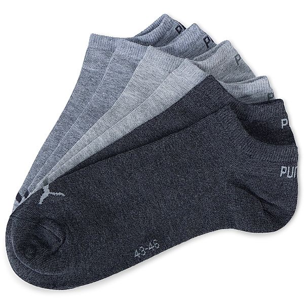 Puma 3er-Pack Sneaker-Socken Farbe grau Größe: 47-49 günstig online kaufen
