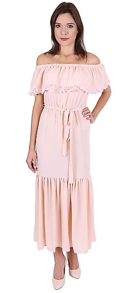 Sarcia.eu Maxikleid John Zack Pfirsichfarbenes Maxikleid günstig online kaufen