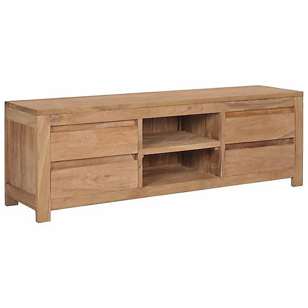 Tv-schrank 120×30×40 Cm Massivholz Teak günstig online kaufen