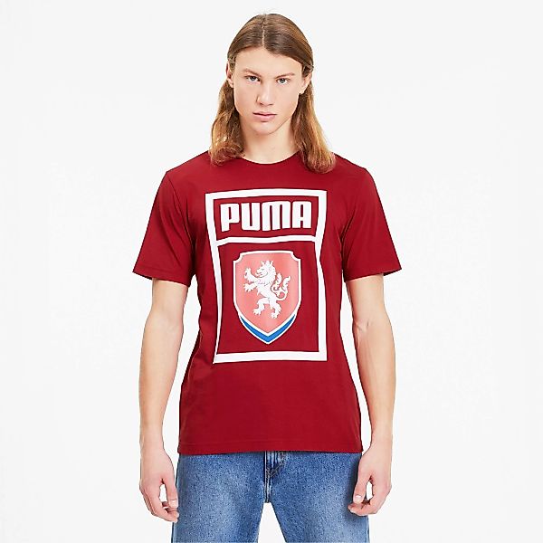 PUMA Tschechien DNA Herren T-Shirt | Mit Aucun | Rot | Größe: XXL günstig online kaufen