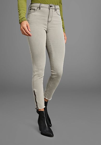 Arizona 5-Pocket-Jeans schmale, knöchelfreie Beinlänge, normale Leibhöhe, S günstig online kaufen