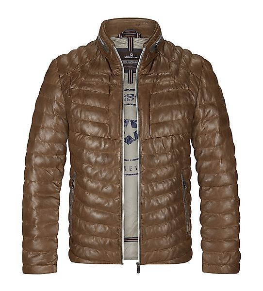 Milestone Lederjacke MSMalik Steppjacke aus Lammleder günstig online kaufen