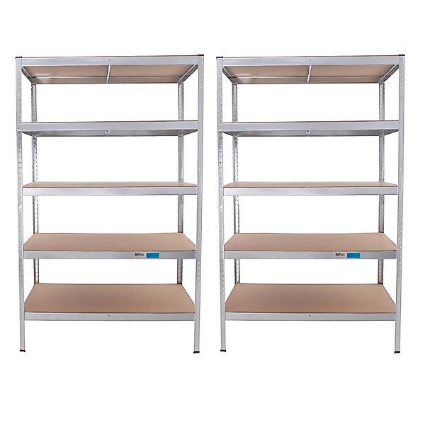 TRUTZHOLM 2x Schwerlastregal 180x115x75cm Traglast 875 kg 5 Böden günstig online kaufen