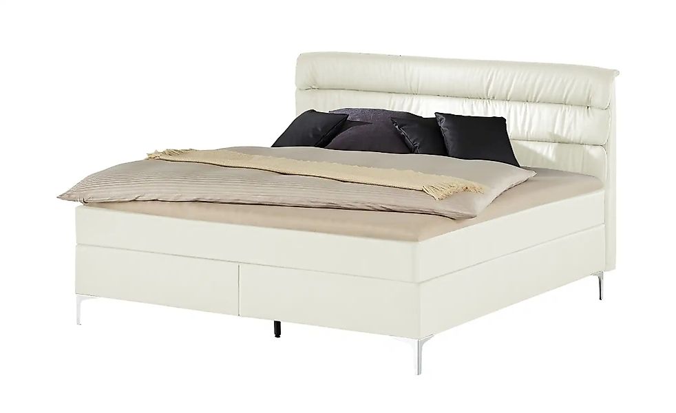 Boxspringbett  Lina ¦ weiß ¦ Maße (cm): B: 208 H: 122 Betten > Boxspringbet günstig online kaufen