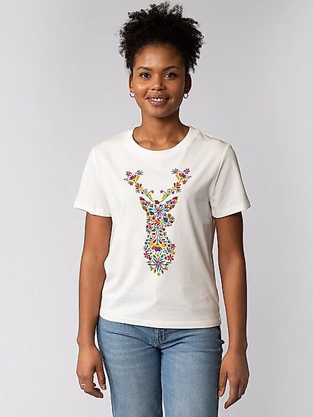 wat? Apparel T-Shirt Floral Deer günstig online kaufen