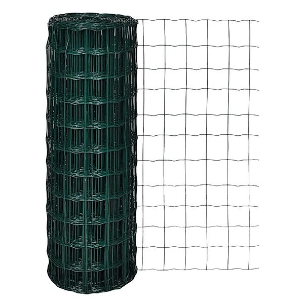 vidaXL Eurozaun Stahl 10 x 1,7 m Grün 142403 günstig online kaufen