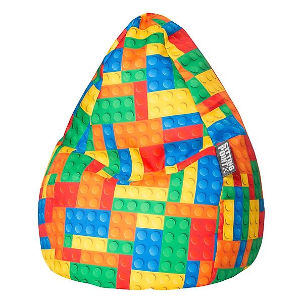 Sitting Point Sitzsack Bricks 120 l Bunt günstig online kaufen
