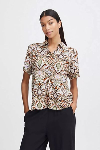 b.young Kurzarmhemd BYMMMJOELLA CROP SHIRT - verkürzte Bluse mit Knopfleist günstig online kaufen