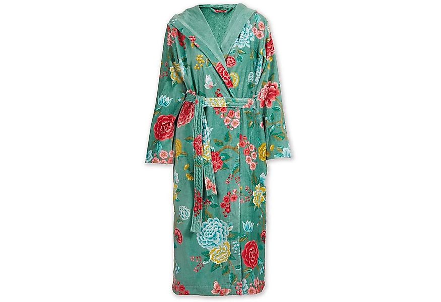 PiP Studio Damenbademantel Bademantel Good Evening Green, wadenlang, Frotte günstig online kaufen