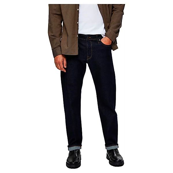 Selected Scott 3002 Rne Straight Jeans 31 Dark Blue Denim günstig online kaufen