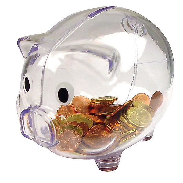 Macma Spardose Sparschwein / Farbe: transparent günstig online kaufen