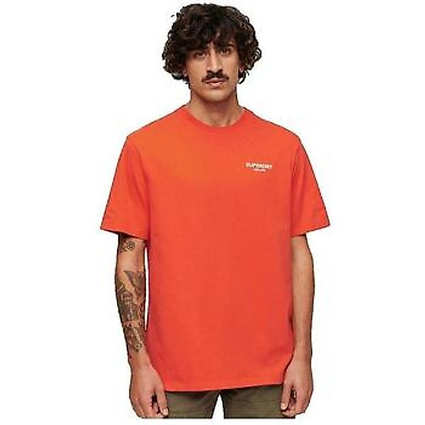 Superdry  T-Shirt T-shirt  Luxury Sport coupe ample rouge günstig online kaufen