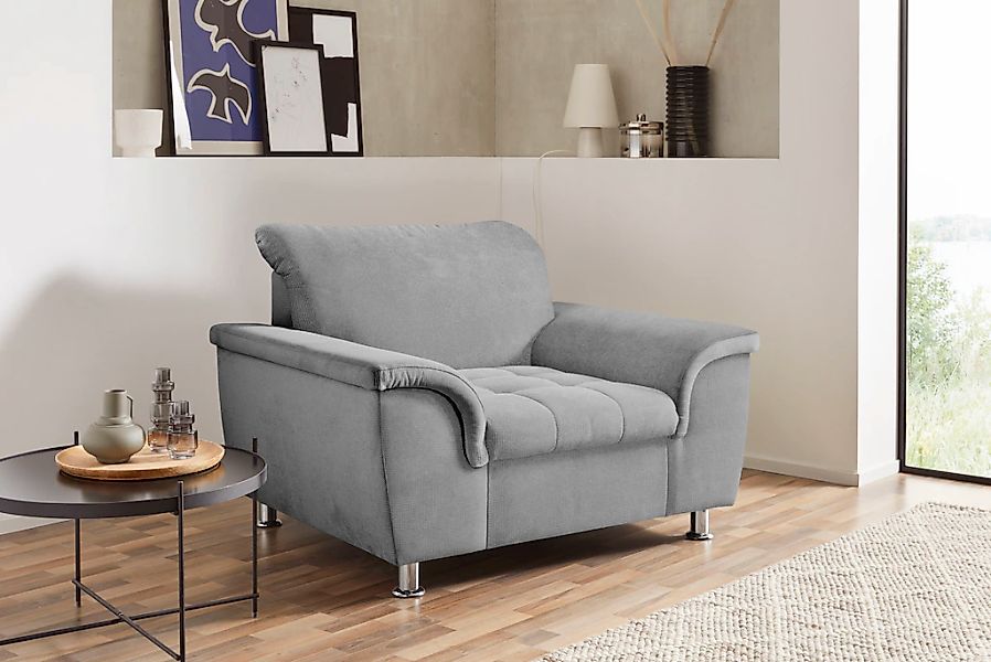 DOMO collection Sessel "Franzi, zeitlos und elegant, moderne Sitzheftung", günstig online kaufen