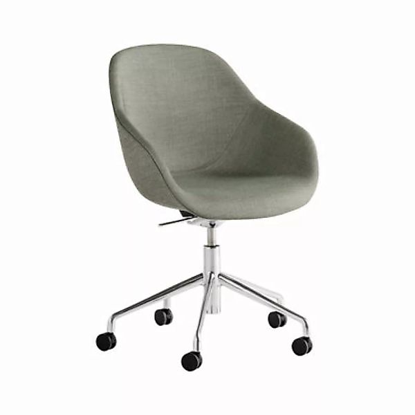 Sessel mit Rollen About a chair AAC155 textil grau / Gepolstert - Ganz mit günstig online kaufen