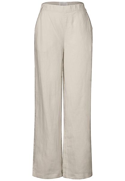 STREET ONE Stoffhose Wide Leg Leinenhose günstig online kaufen