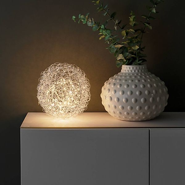 LED-Dekoleuchte Drahtball, Ø 30cm, 160 LEDs günstig online kaufen