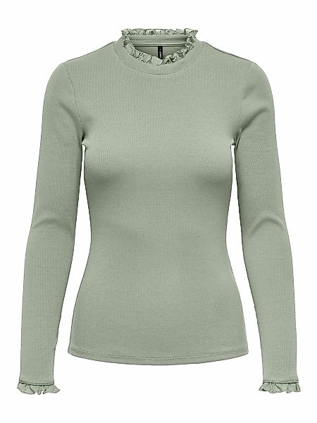 ONLY Langarmshirt "ONLLESLIE L/S LACE MIX TOP JRS" günstig online kaufen