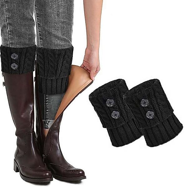 Bextsrack Beinstulpen Damen Gestrickte Leg Warmers Warme Winter Beinstulpen günstig online kaufen