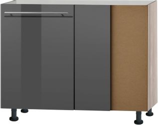 OPTIFIT Eckunterschrank "Bern" 100 cm breit, mit 1 Tür mit höhenverstellbar günstig online kaufen