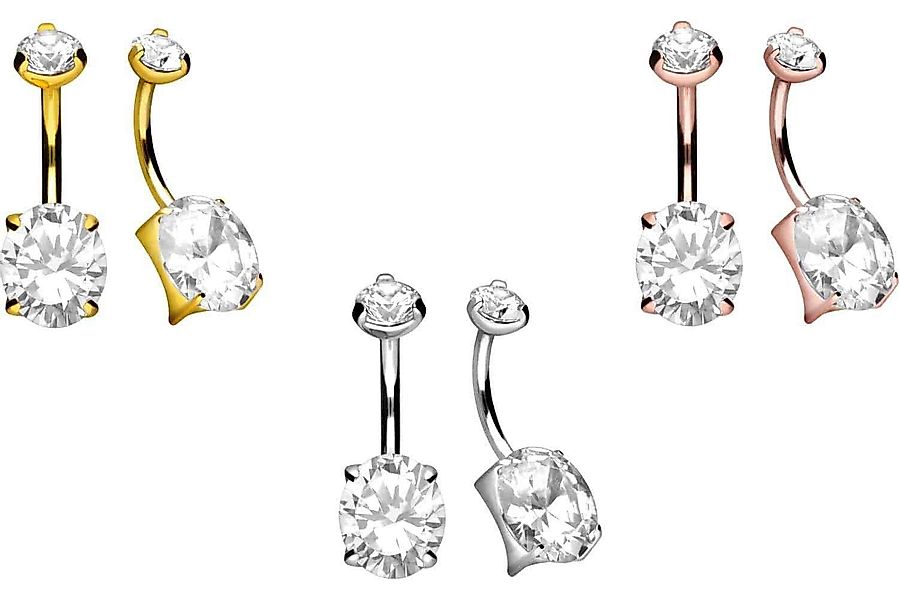 PIERCINGLINE Bauchnabelpiercing Titan Bananabell mit Innengewinde günstig online kaufen