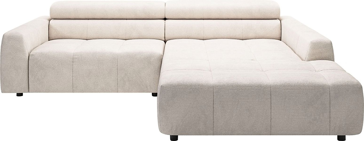 3C Candy Ecksofa »Denver auch mit Cord- und Easy care-Bezug, Kopfteilverste günstig online kaufen