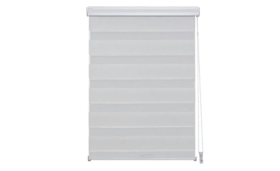 Mydeco Doppelrollo mit Blende   ¦ weiß ¦ Synthetische Materialien ¦ Maße (c günstig online kaufen