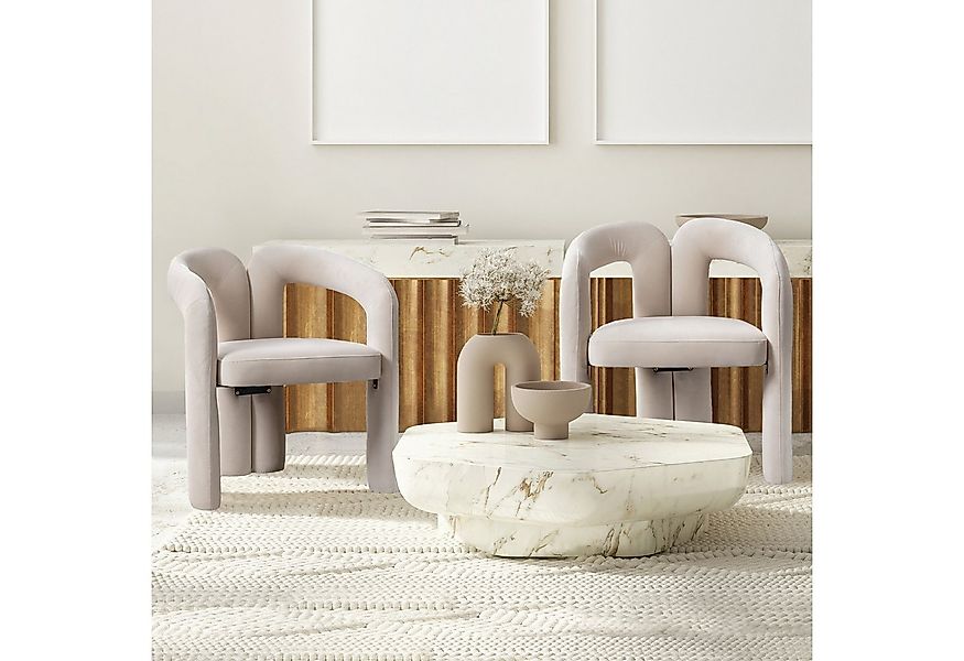 STILVORA Stuhl mit Holzbeinen,Wohnzimmerstuhl Küchenstuhl aus Samtstoff,Bei günstig online kaufen