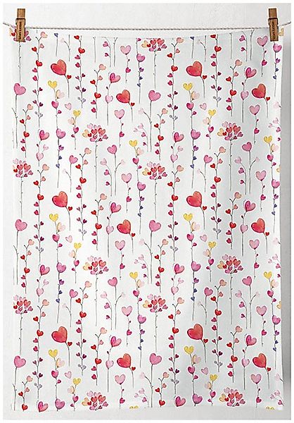 Ambiente® Geschirrtuch Hearts garlands, (1-tlg., 1-teilig), günstig online kaufen