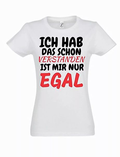 Youth Designz Print-Shirt Verstanden Egal Damen T-Shirt mit lustigen Spruch günstig online kaufen