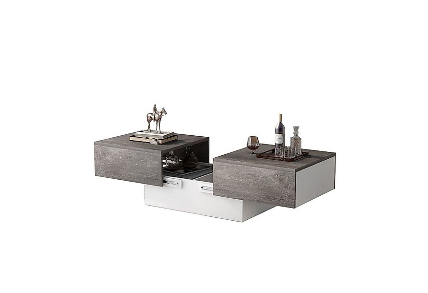 Merax Couchtisch mit Barfunktion, Wohnzimmertisch mit ausziehbarem Tischpla günstig online kaufen