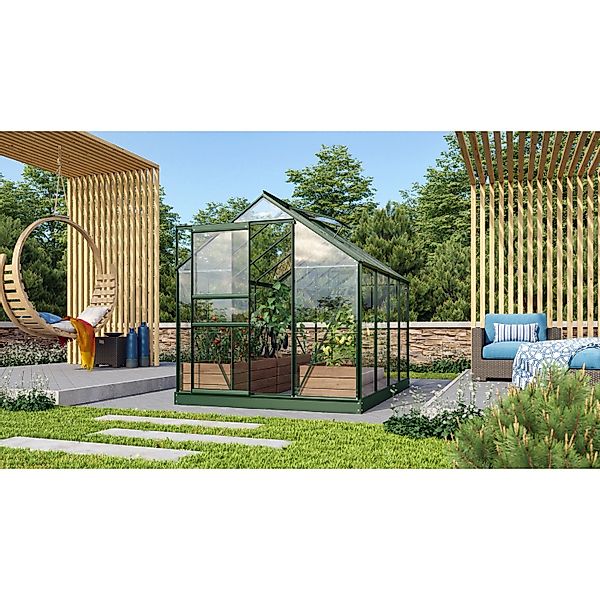 Vitavia Gewächshaus Venus 5000 Smaragd 5 m² inkl. Fundament günstig online kaufen