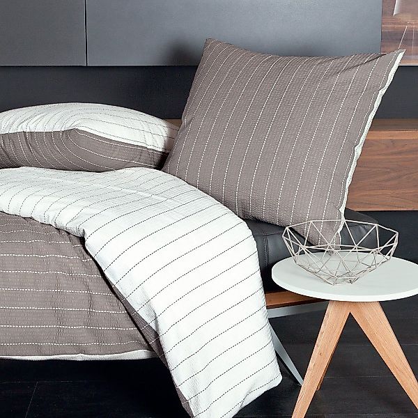 TRAUMSCHLAF Bettwäsche Tango, Seersucker, 3 teilig, günstig online kaufen