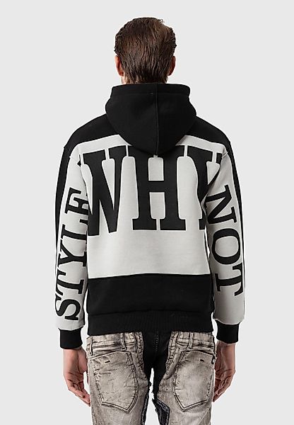 Cipo & Baxx Kapuzenpullover "Sweatshirts", (1 tlg.), mit Statement Ärmel-Pr günstig online kaufen
