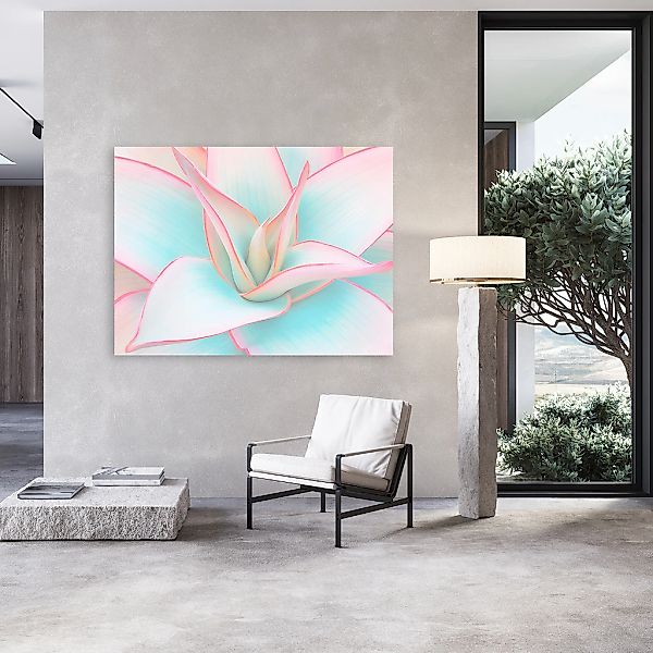 queence Acrylglasbild "Blüte in Pastelltönen" Abstrakt  Abstrakte  Blumen günstig online kaufen