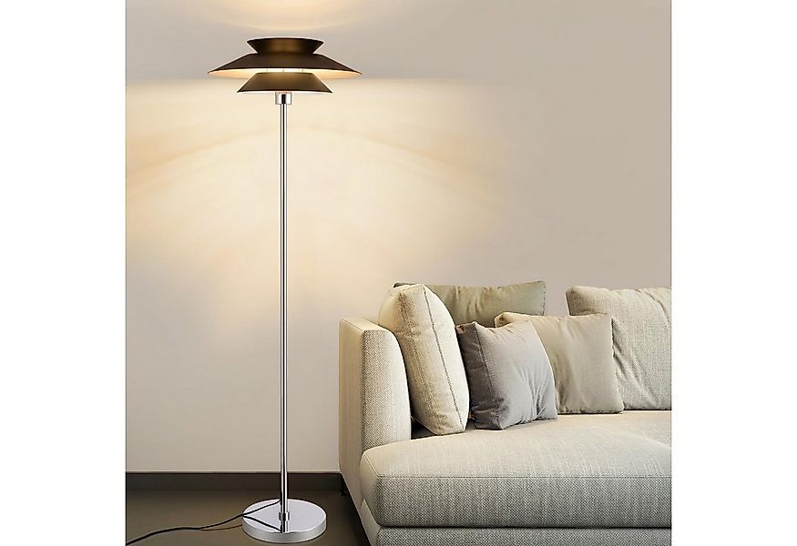 Nettlife Stehlampe Wohnzimmer Vintage E27 Metall Modern Stehleuchte Standla günstig online kaufen