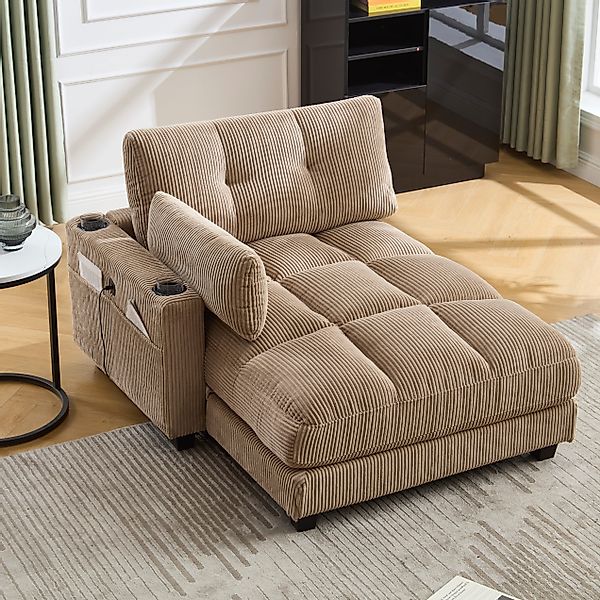 KLAM HOME Schlafsofa Ecksofa Palmensessel Relaxsofa günstig online kaufen