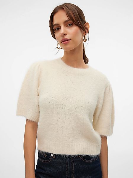 Vero Moda Strickpullover "VMNOVAH SS O-NECK PUFF PULLOVER GA NOOS" günstig online kaufen