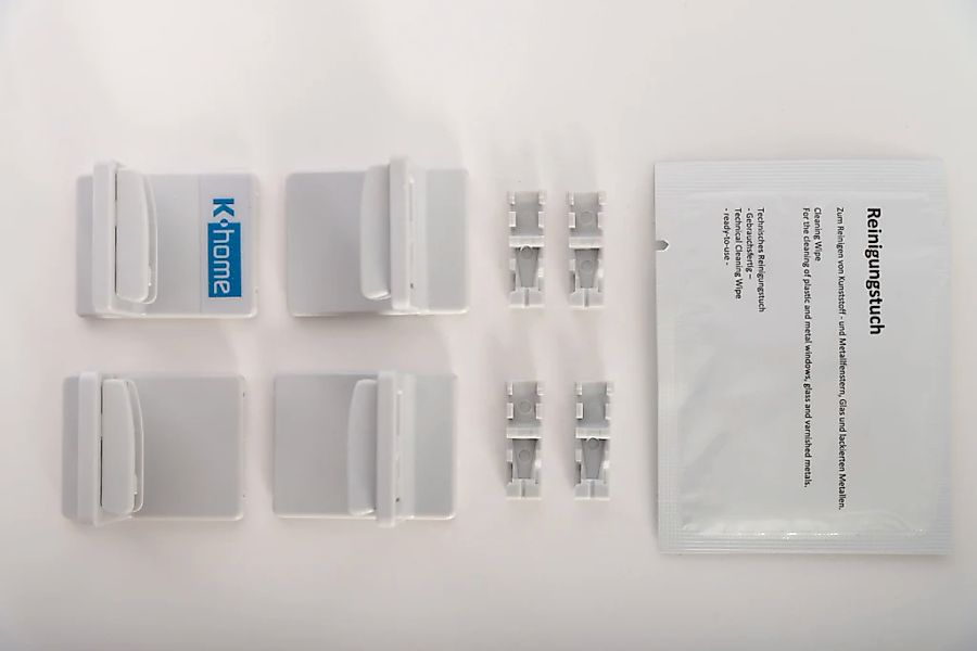 K-HOME Klebeträger für die Befestigung von verspannten Plissees auf dem Fen günstig online kaufen