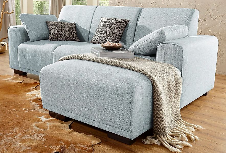 Home affaire Ecksofa "BORNHOLM L-Form mit Recamiere, Maße B/T/H: 234/162/85 günstig online kaufen