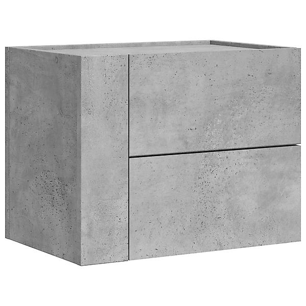 vidaXL Nachttisch Wand-Nachttisch Betongrau 45x30x35 cm günstig online kaufen