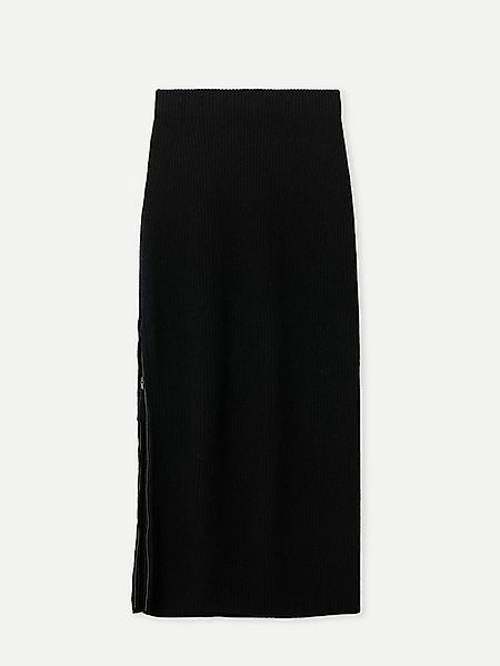 GOBI Cashmere Strickrock Kaschmirrock mit Reißverschluss günstig online kaufen